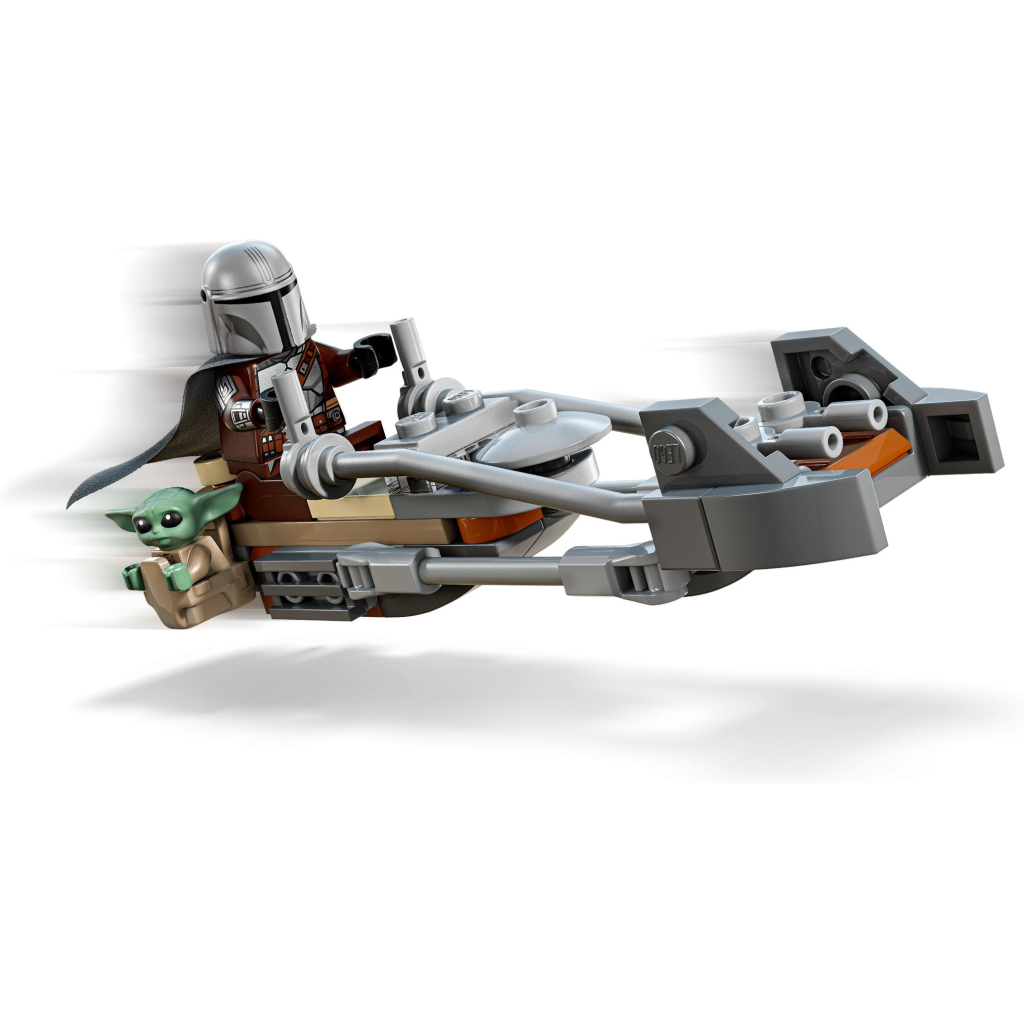 Конструктор LEGO Star Wars Швидкісний мотоцикл Мандалорця й Ґроґу (75436) - зображення 4