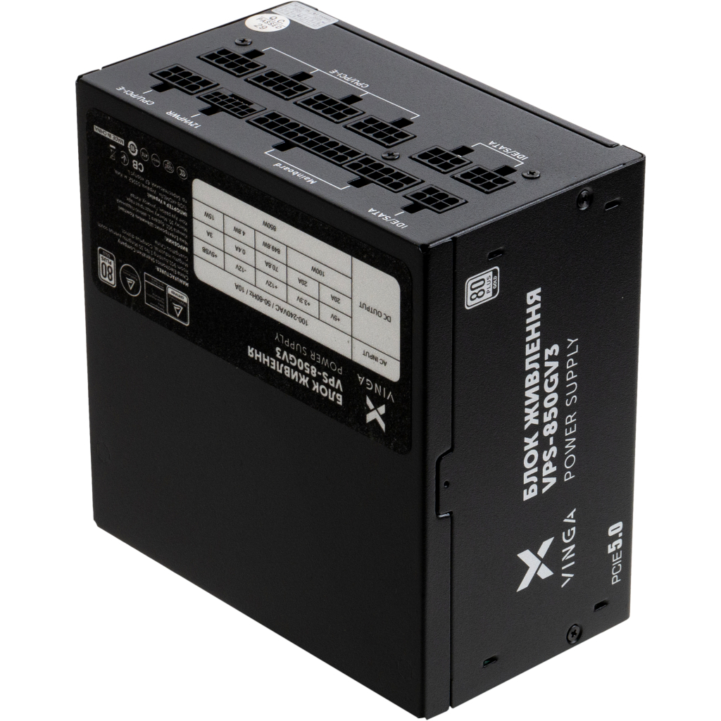 Блок живлення Vinga 850W (VPS-850GV3) - зображення 4