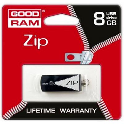 USB флеш накопичувач Goodram 8GB Zip Black USB 2.0 (PD8GH2GRZIKR9) - зображення 6