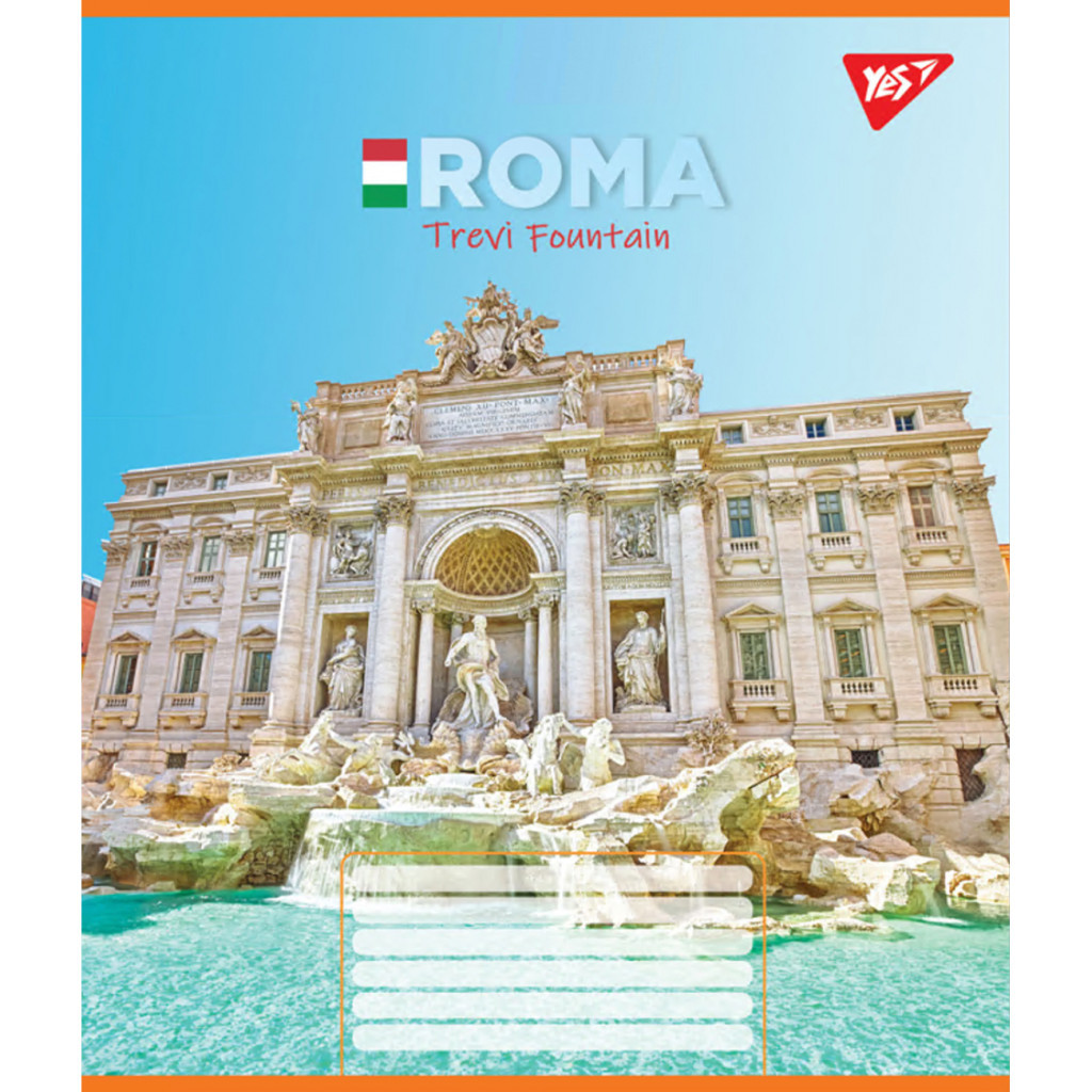 Зошит Yes Greatest cityes 96 аркушів лінія (767179) - зображення 3