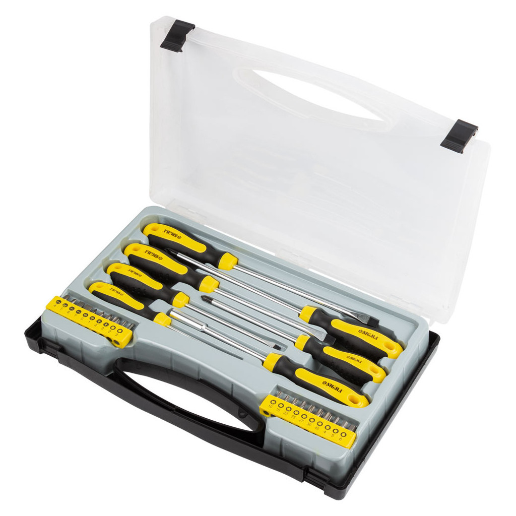Набір викруток Sigma з бітами 27шт CrV (кейс) (4001061) - зображення 1
