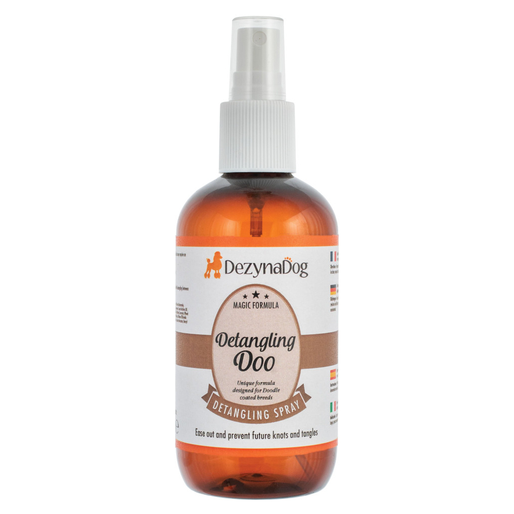 Спрей для тварин Dezynadog Detangling Doo для розплутування ковтунів, для порід з каракулевою шерстю 250 мл (5052372067858) - зображення 1