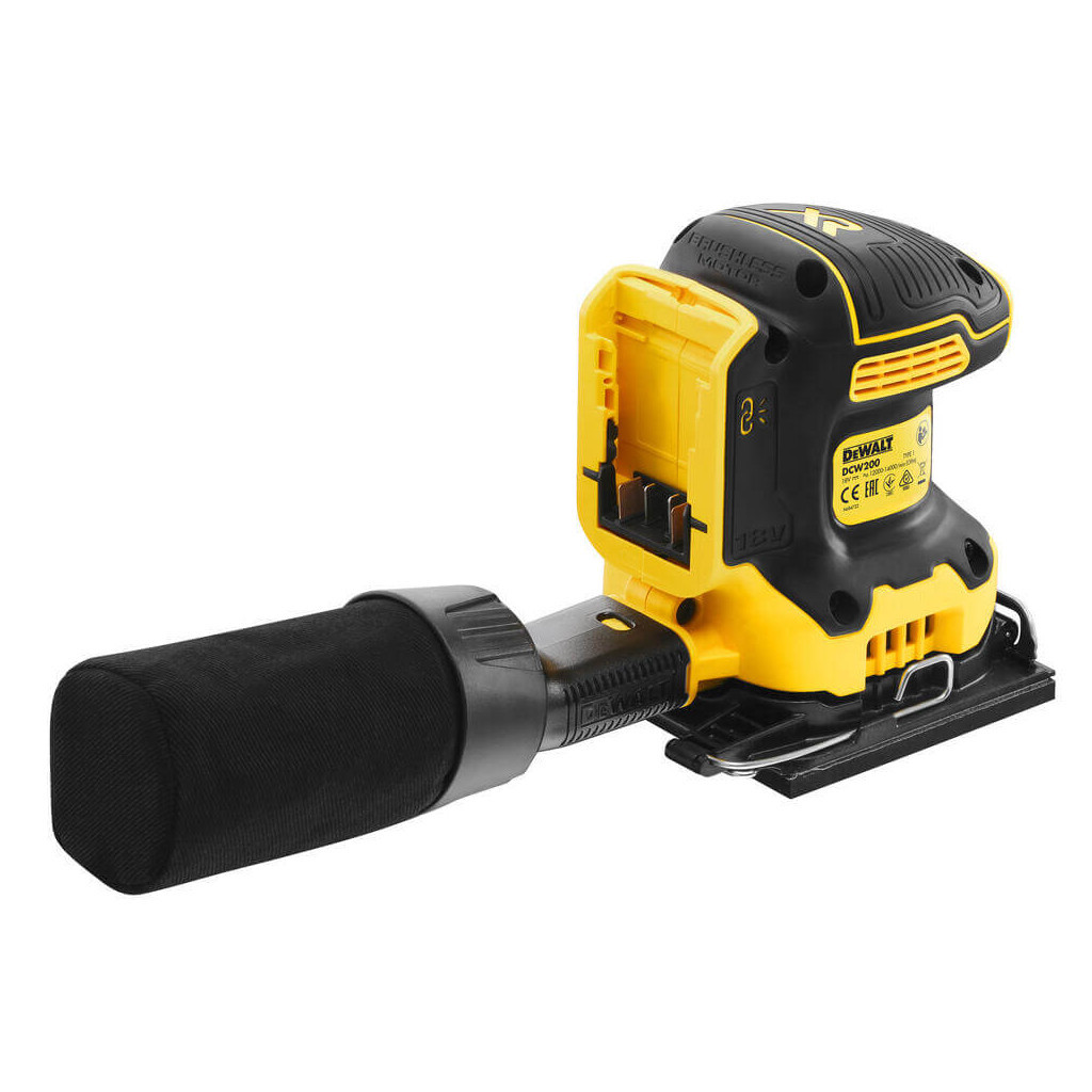 Шліфувальна машина DeWALT 18 В XR Li-lon, 115х108 мм, 8000-13500 об/хв, TSTAK (без АКБ та ЗУ) (DCW200NT) - зображення 2
