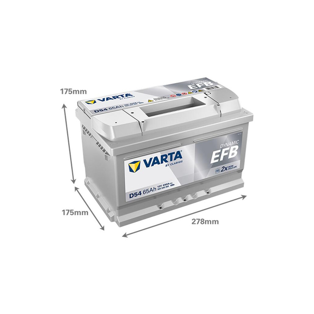 Акумулятор автомобільний Varta Blue Dynamic START-STOP 65Ah (565500065) - зображення 3