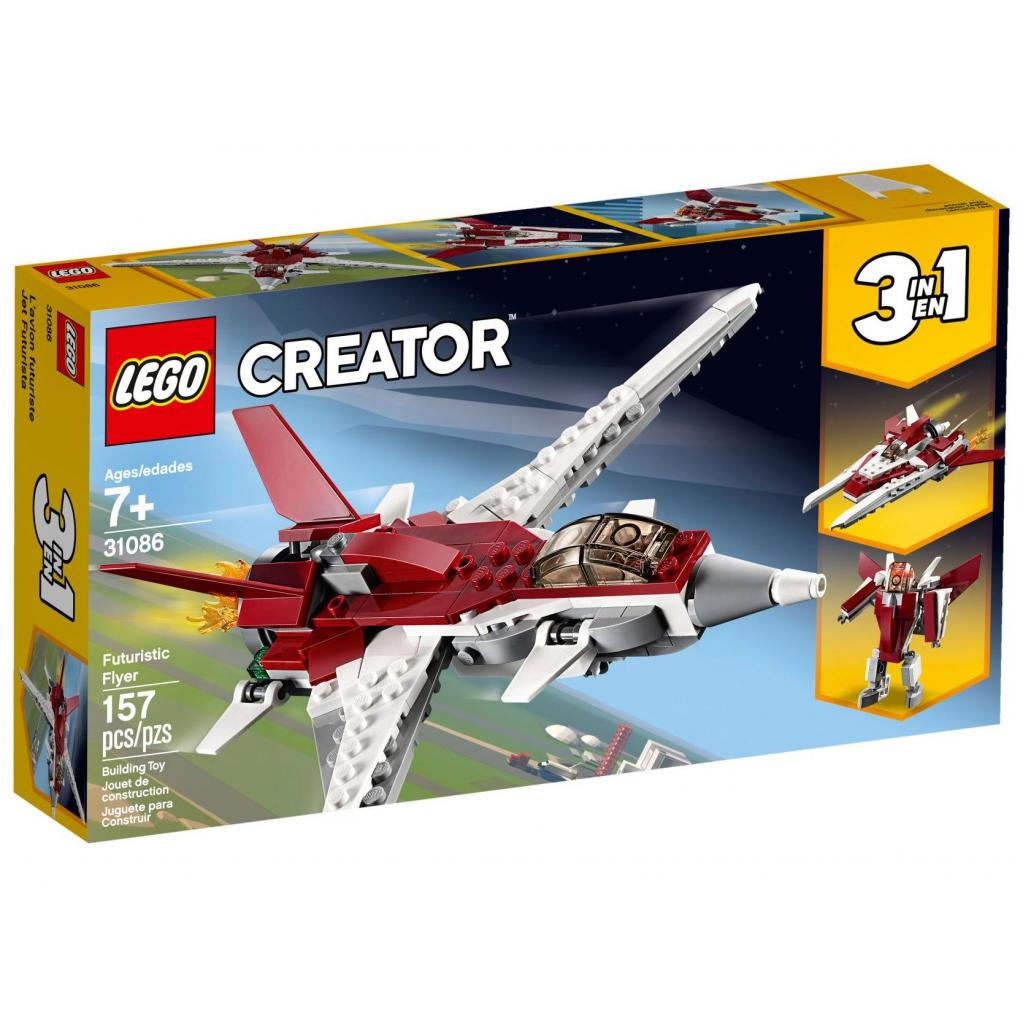 Конструктор LEGO Creator Футуристичний літак 157 деталей (31086) - зображення 1