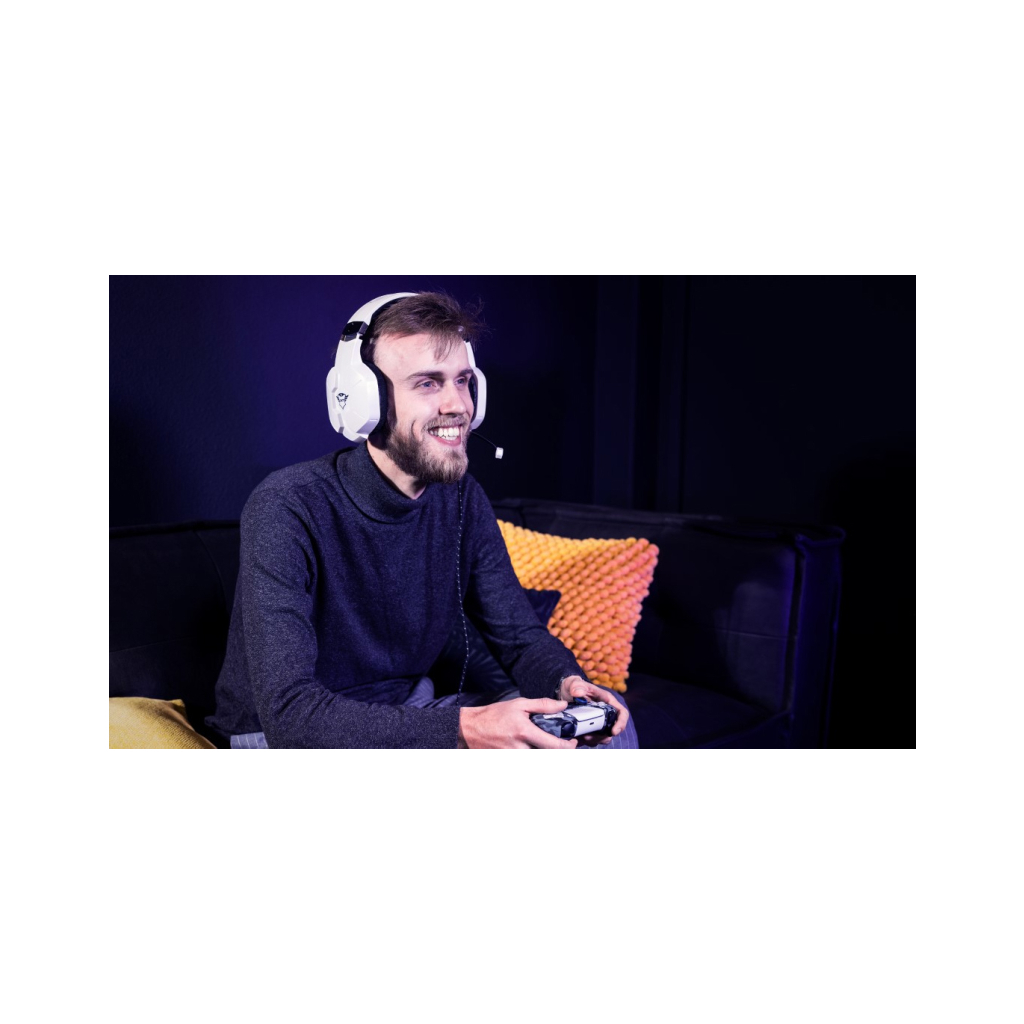 Навушники Trust GXT 323W CARUS 3.5mm White (24258) - зображення 7