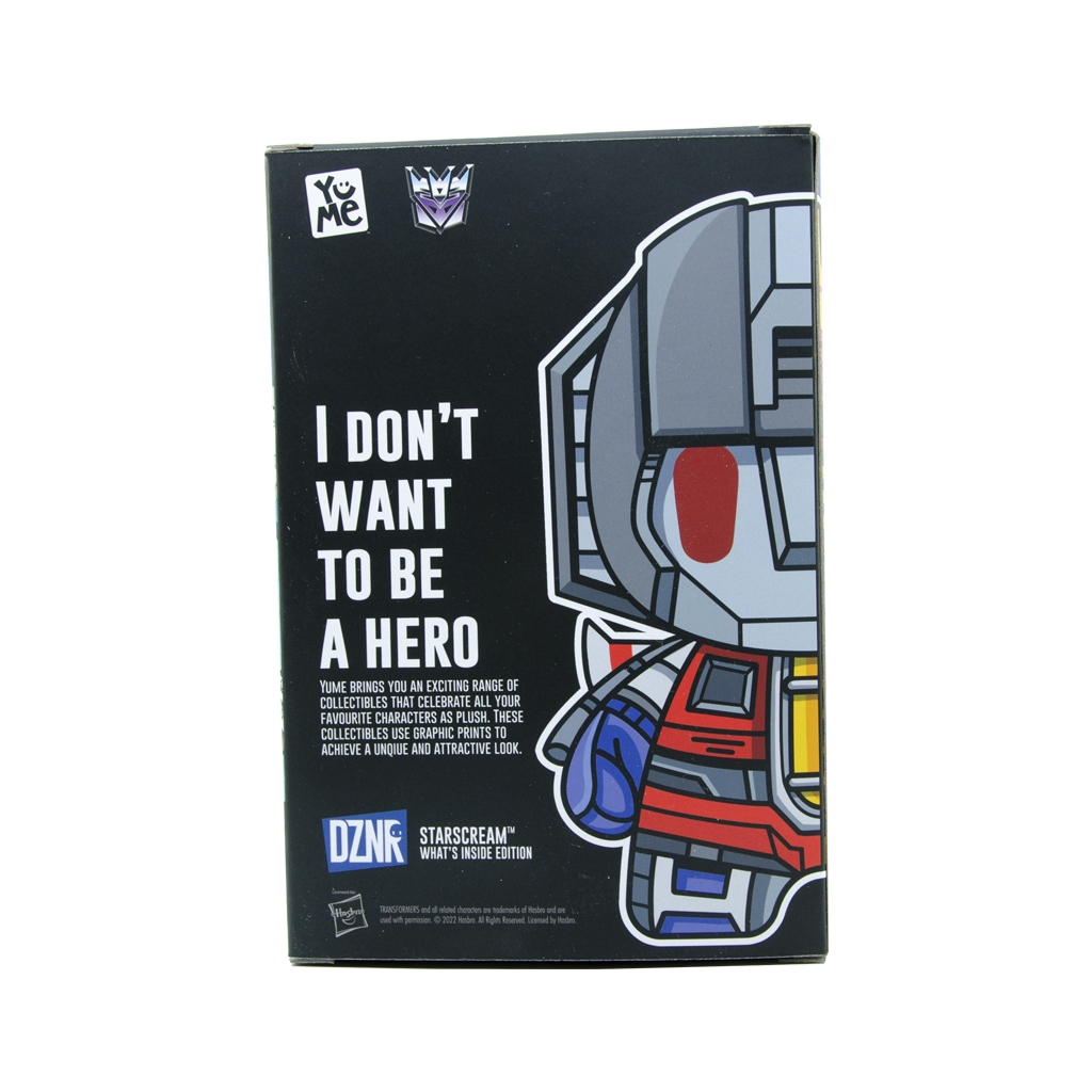 М'яка іграшка YUME колекційна Transformers - Starscream м'яконабивна (19622) - зображення 7