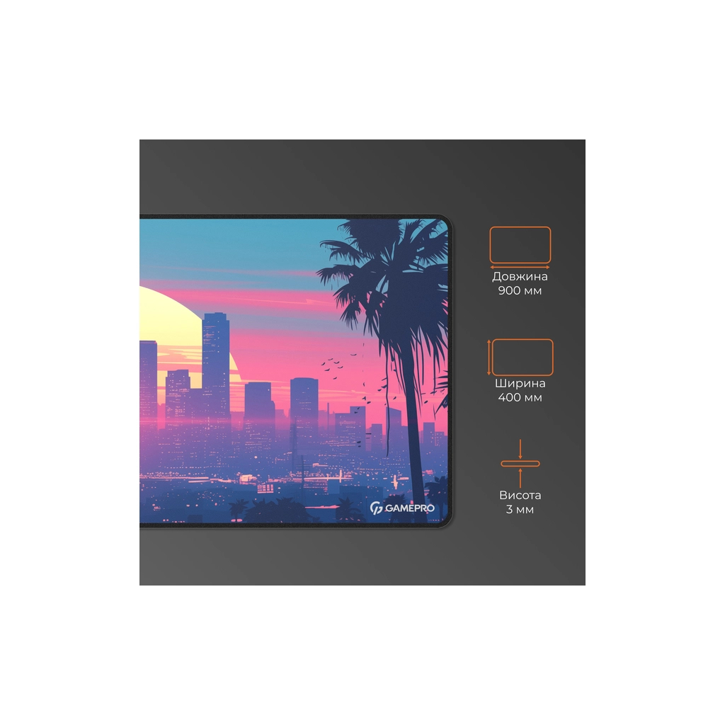 Килимок для мишки GamePro MP275S Speed/Control Black (MP275S) - изображение 6