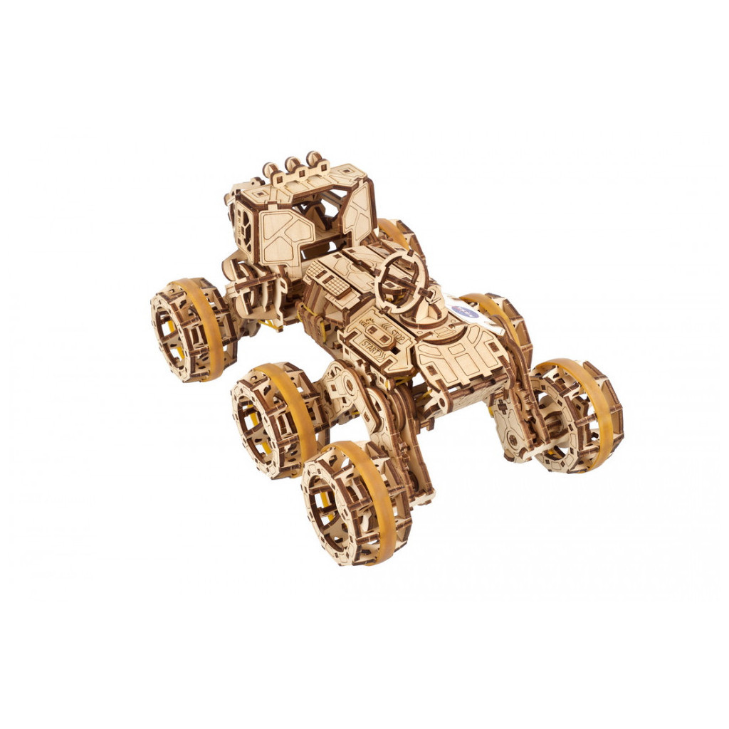 Збірна модель Ugears механічний Пілотований марсохід (70206) - зображення 6