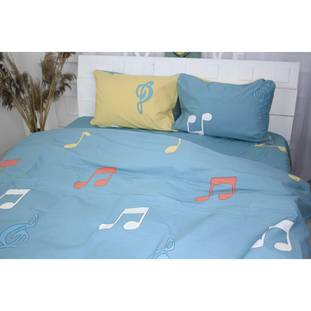 Постільна білизна MirSon Бязь Ranforce Elite 17-0421 Music King Size (2200004705651) - изображение 4