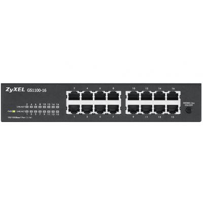 Комутатор мережевий ZyXel GS1100-16 (GS1100-16-EU0101F) - зображення 2