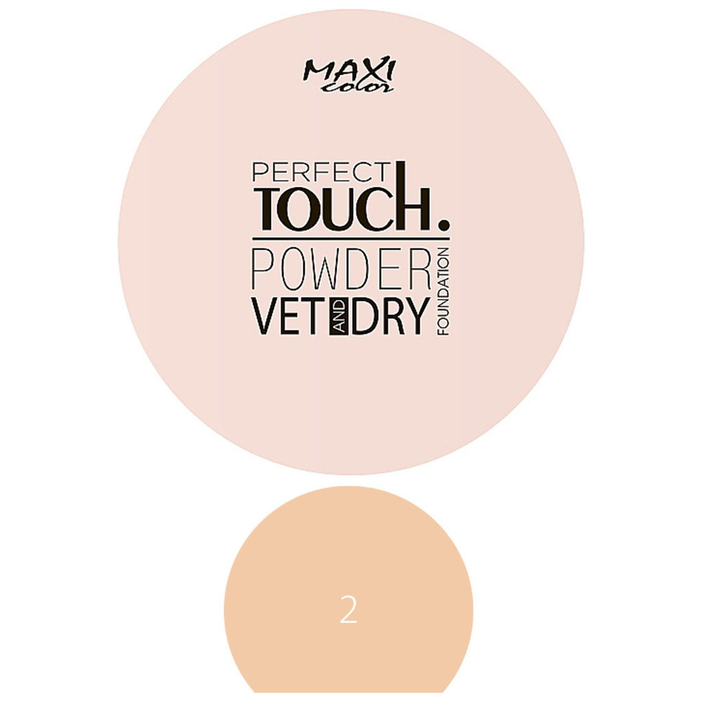 Пудра для обличчя Maxi Color Perfect Touch Matt Powder 02 (4823097121931) - изображение 1