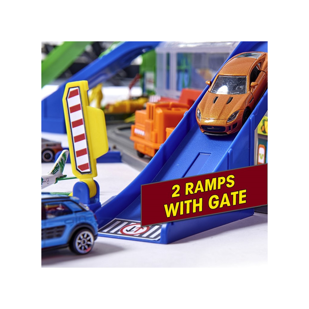 Ігровий набір Majorette Гараж. Супермісто 7 рівнів 6 металевих машинок (2059989) - зображення 6