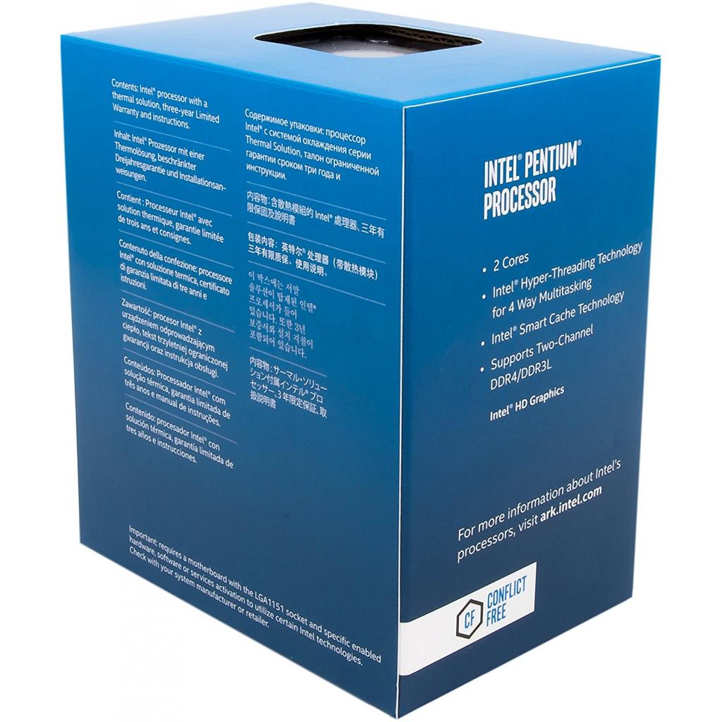 Процесор INTEL Pentium G4600 (BX80677G4600) - зображення 2
