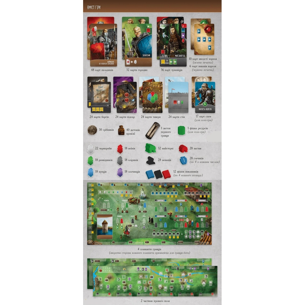 Настільна гра Lord of Boards Паладини Західного Королівства (Paladins of the West Kingdom) (LOB2115UA) - зображення 4