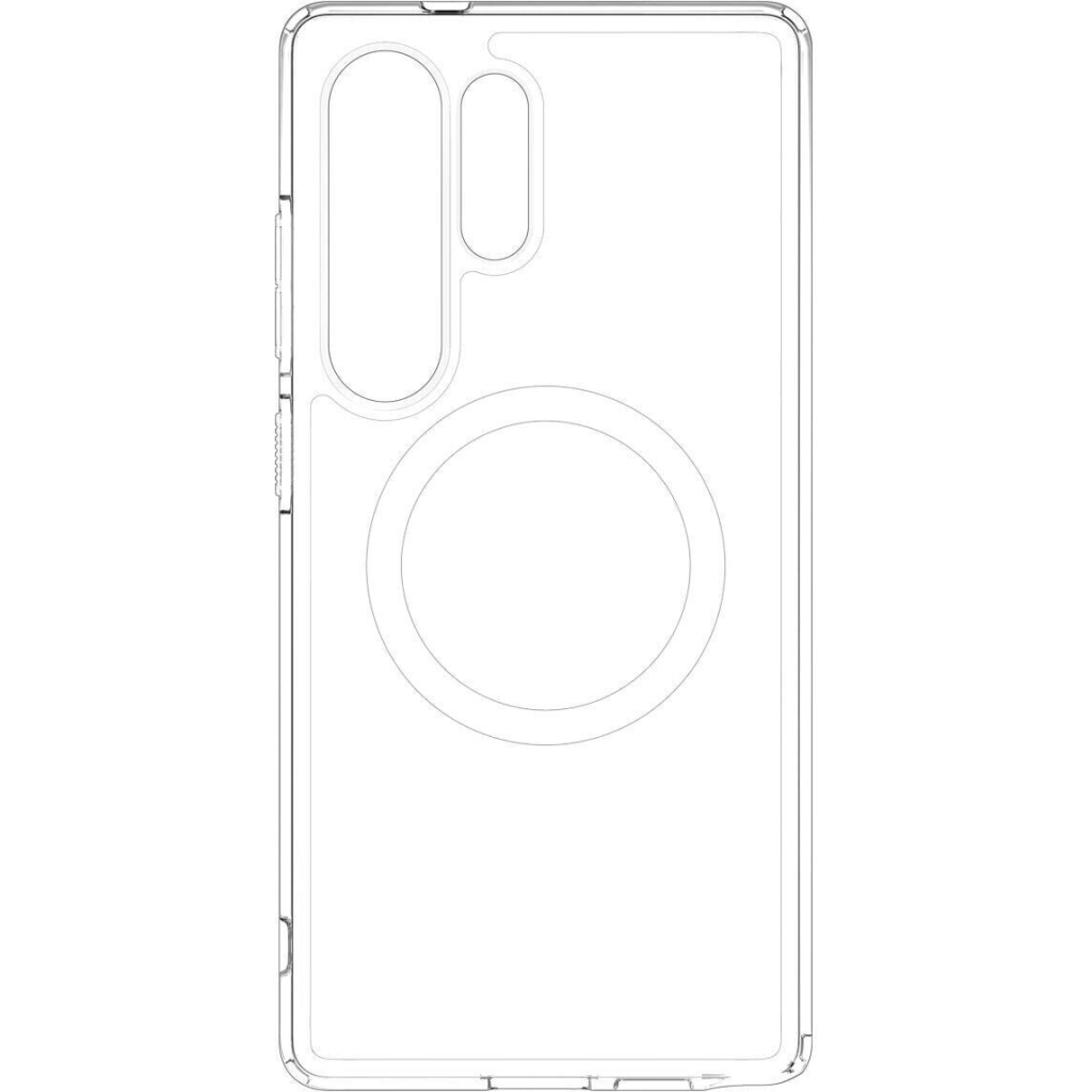 Чохол до мобільного телефона Spigen Samsung Galaxy S25 Ultra, Ultra Hybrid MagFit, Clear White (ACS08956) - изображение 9