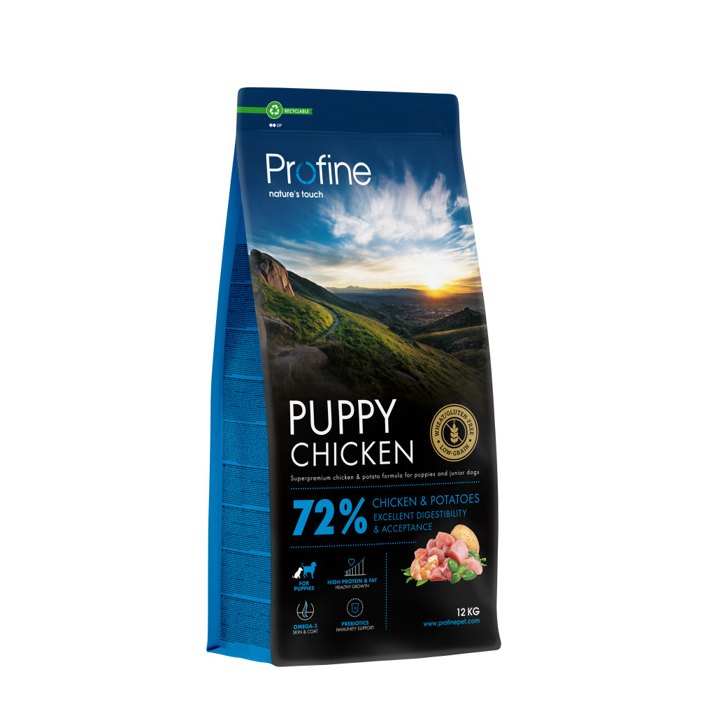 Сухий корм для собак Profine Puppy Chicken and Potatoes для цуценят та юніорів всіх порід 12 кг (8595602569939) - зображення 1