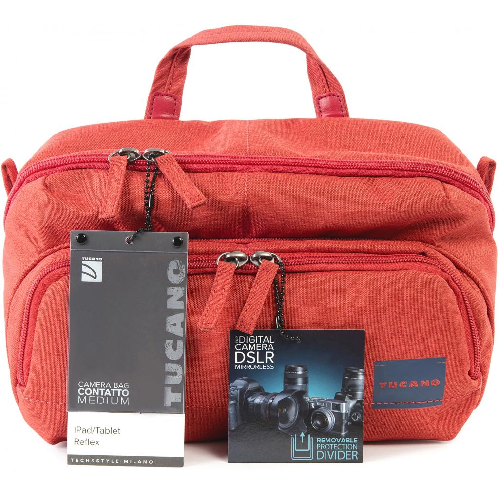Фото-сумка Tucano Contatto Digital Bag Medium, Red (CBC-M-R) - зображення 6