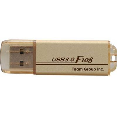 USB флеш накопичувач Team 8GB F108 Gold USB 3.0 (TF10838GD01) - зображення 1