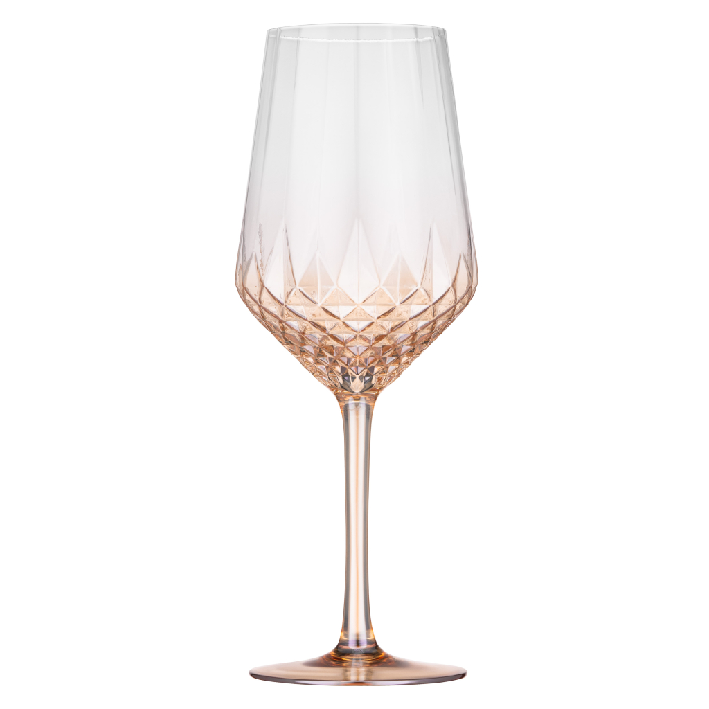 Набір келихів Ardesto Black Mars Favola 460мл, 2шт, скло, прозоро-золотистий (AR2646G) - зображення 2