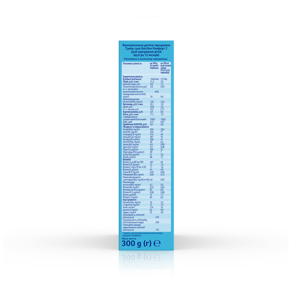 Дитяча суміш Nutrilon 2 Комфорт молочна 300 г (5900852038525) - изображение 3