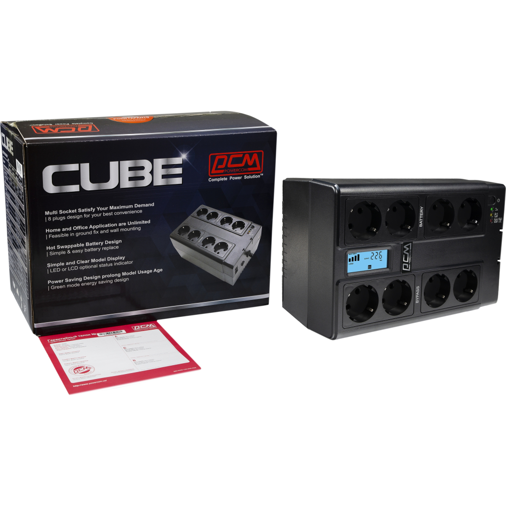 Пристрій безперебійного живлення Powercom CUB-1000N - зображення 7