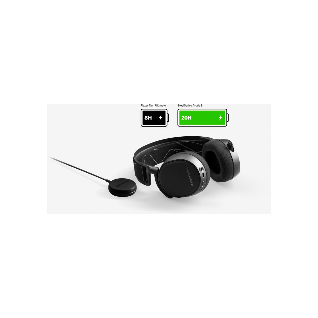 Навушники SteelSeries Arctis 9 Wireless Black (61484) - зображення 6