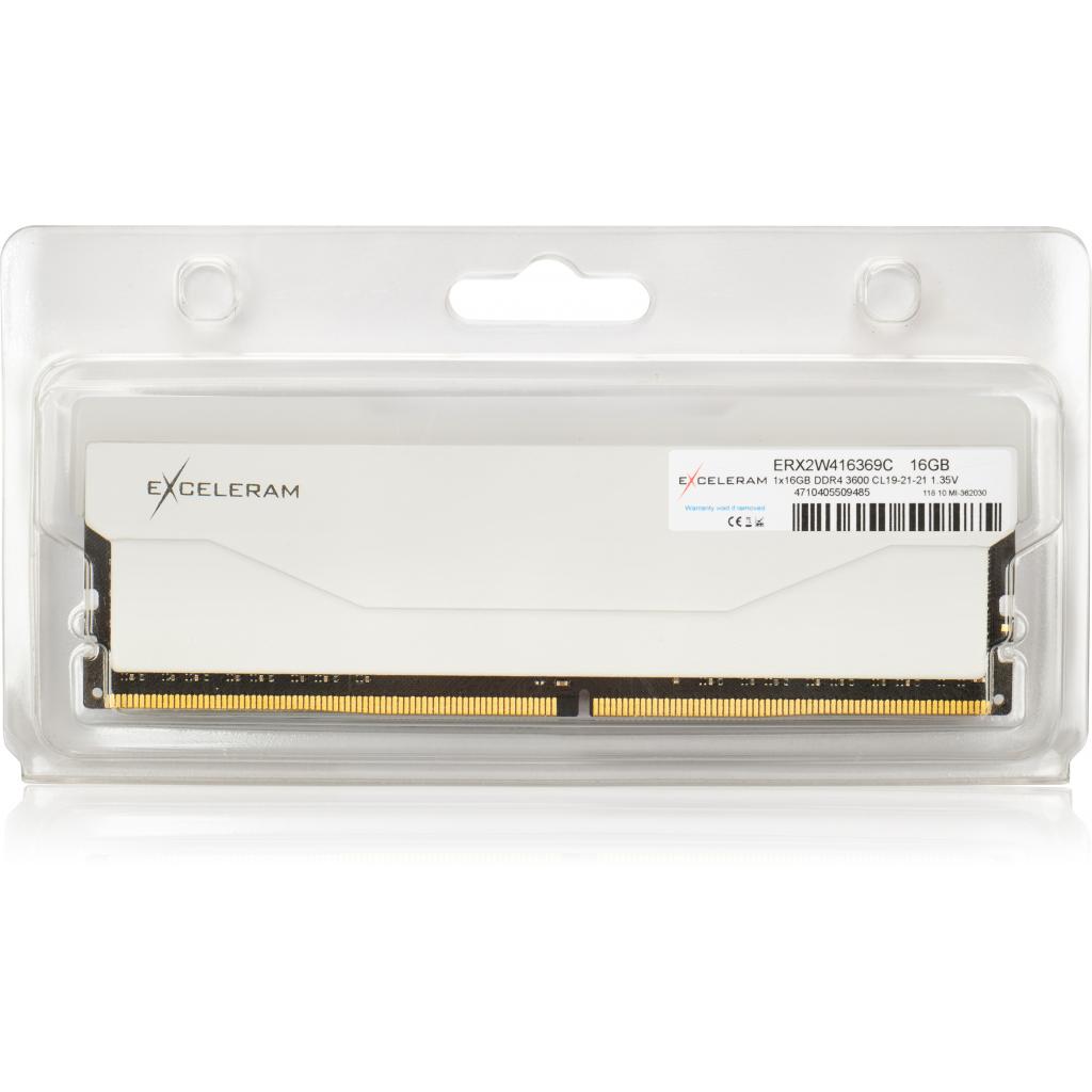 Модуль пам'яті для комп'ютера DDR4 16GB 3600 MHz RGB X2 Series White eXceleram (ERX2W416369C) - зображення 3