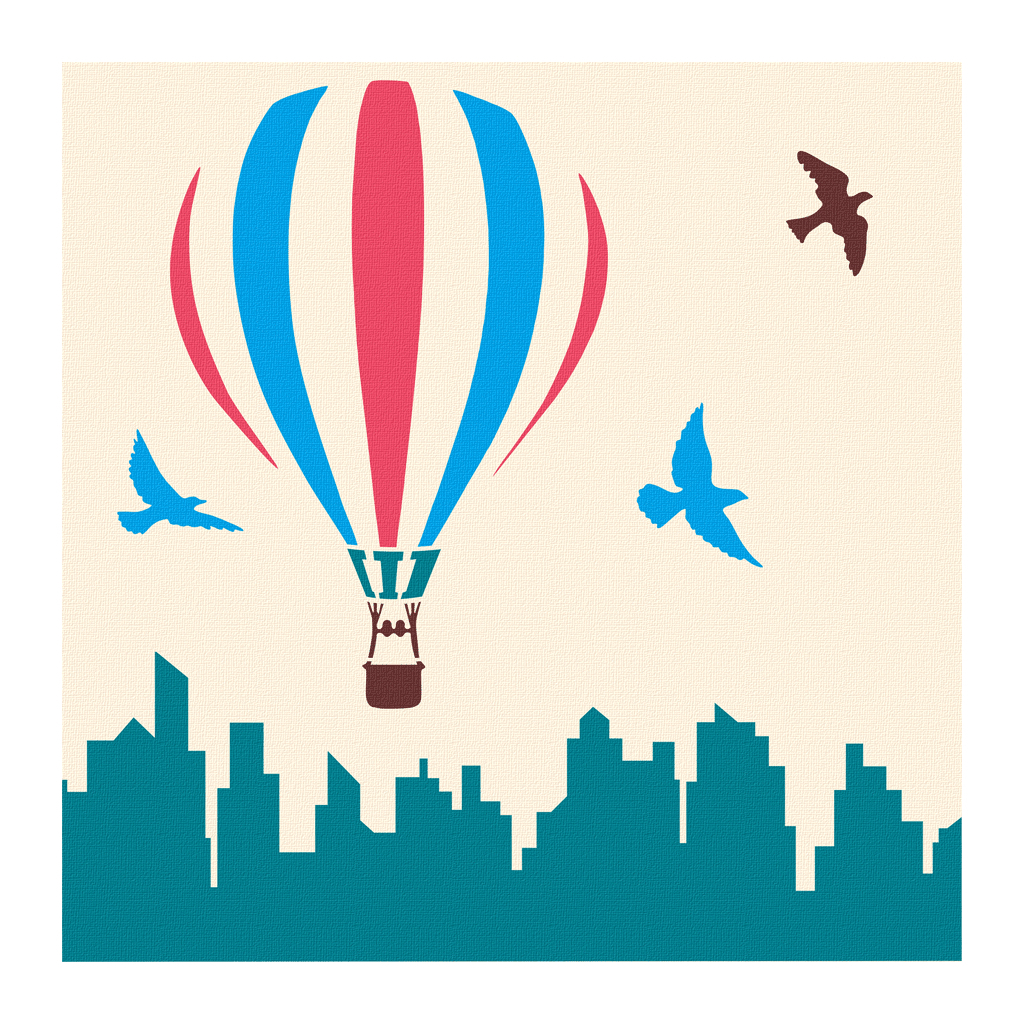 Картина по номерам Rosa Політ над містом 20 х 20 см (4823098540694) - изображение 2