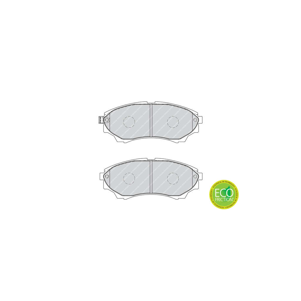 Гальмівні колодки FERODO FDB1817 - зображення 2