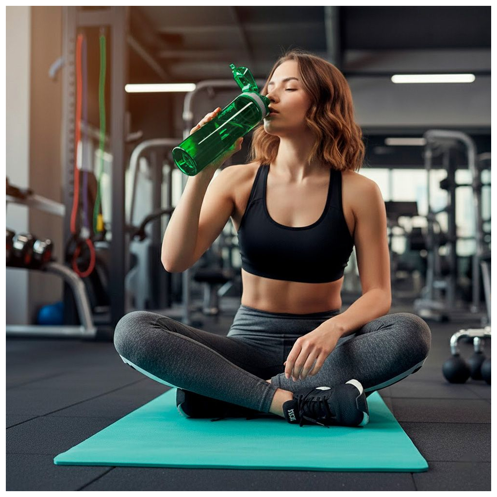 Пляшка для води Line Art Rosario 700 мл зелений (60013918LA-04) - зображення 6