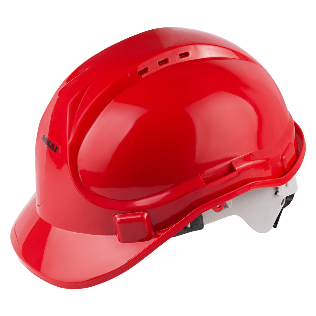 Каска захисна Sigma 8 точок кріплення (червона) (9414511) - зображення 2