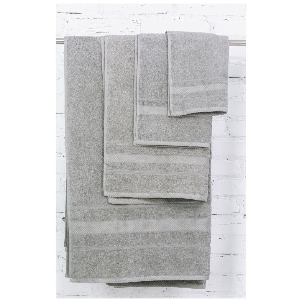 Рушник MirSon набір банний 5012 SoftNess Smoky 40x70, 50x90, 70x140, 100x150 (2200003183368) - зображення 1