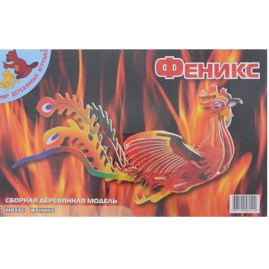 Збірна модель Мир деревянных игрушек Фенікс (М033с) - зображення 1