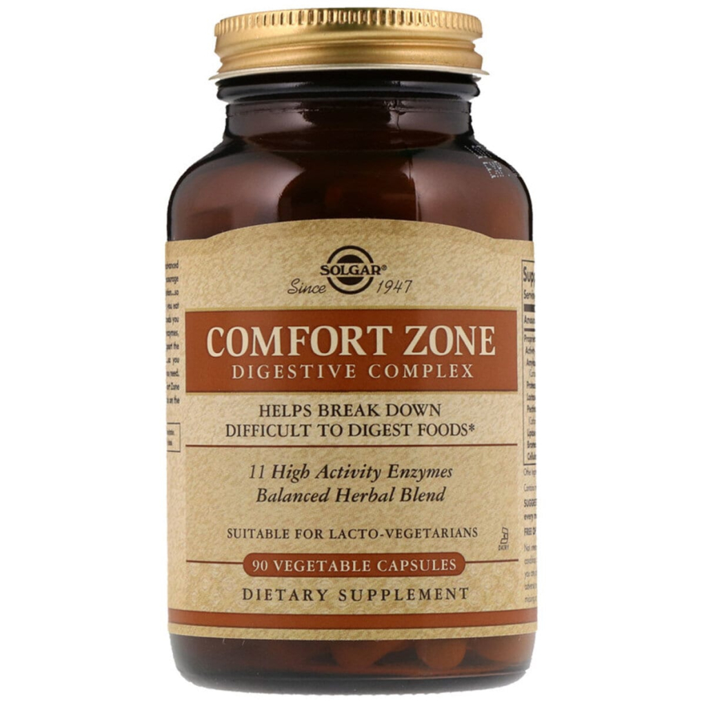 Вітамінно-мінеральний комплекс Solgar Травний комплекс Comfort Zone Digestive Complex, 90 вегетарі (SOL-51299) - зображення 1