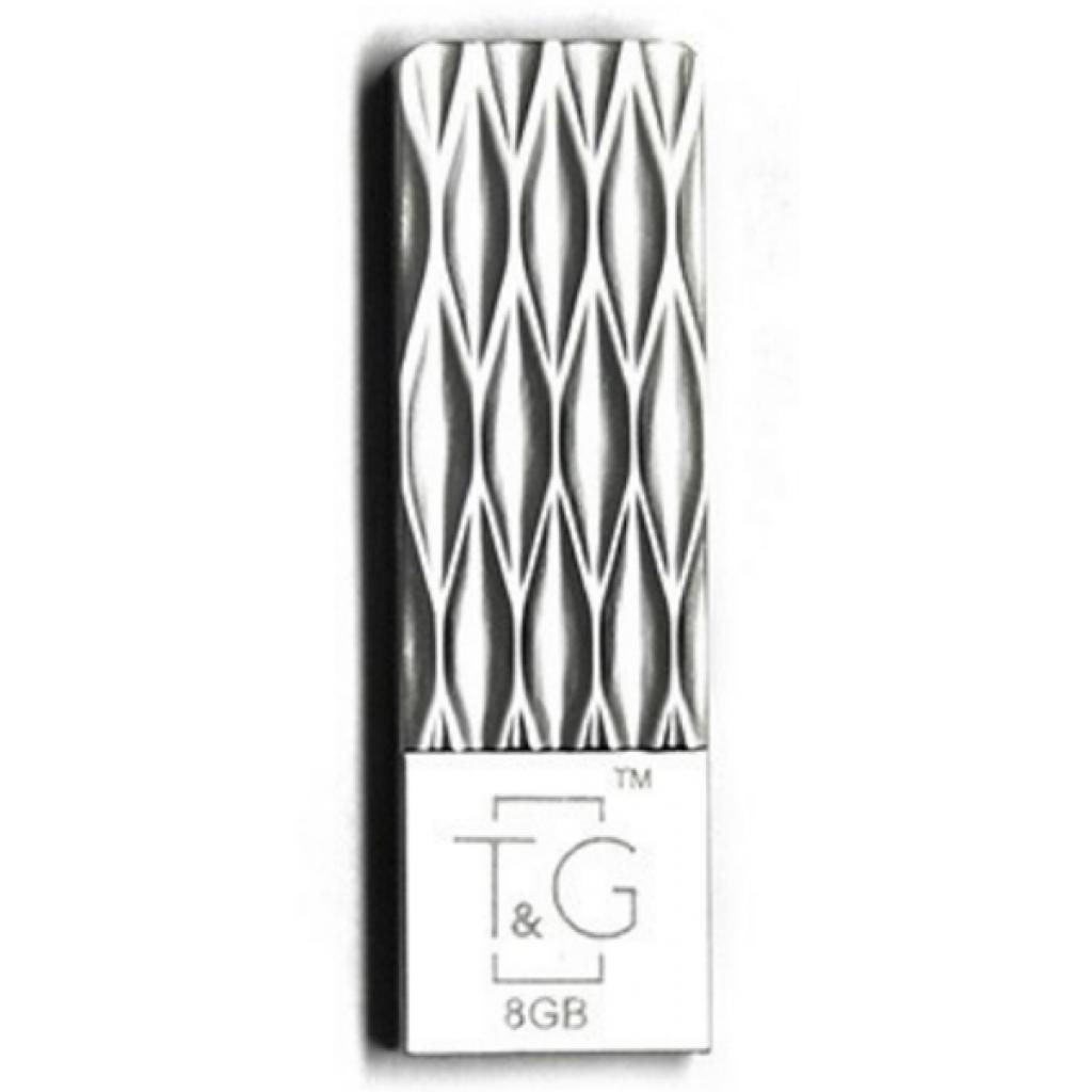 USB флеш накопичувач T&G 8GB 103 Metal Series Silve USB 2.0 (TG103-8G) - зображення 1
