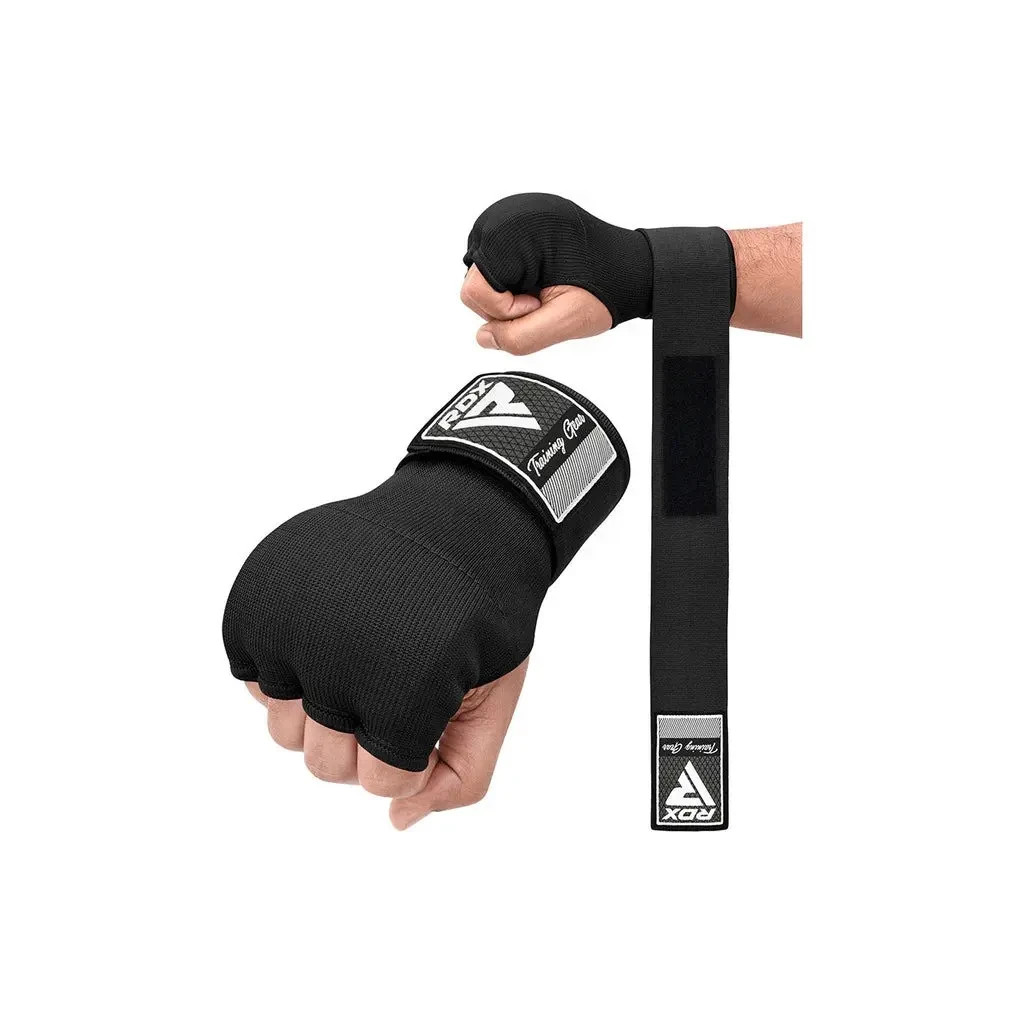Бинти-рукавиці RDX IS2 Inner Straps Black L (HYP-IS2B-L) - зображення 3