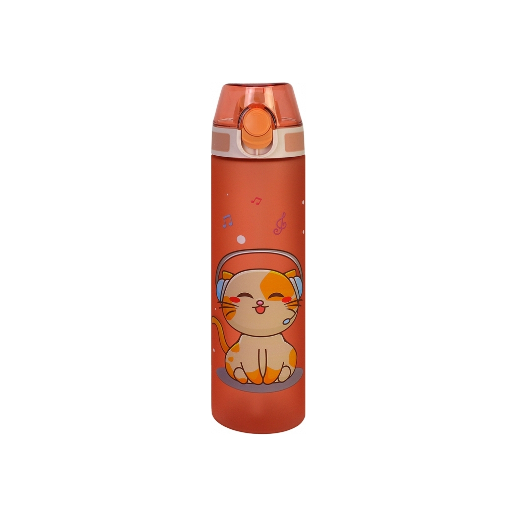 Поїльник-непроливайка Cool For School Cat Vibes, 750 мл, рожева (CF61315) - зображення 1