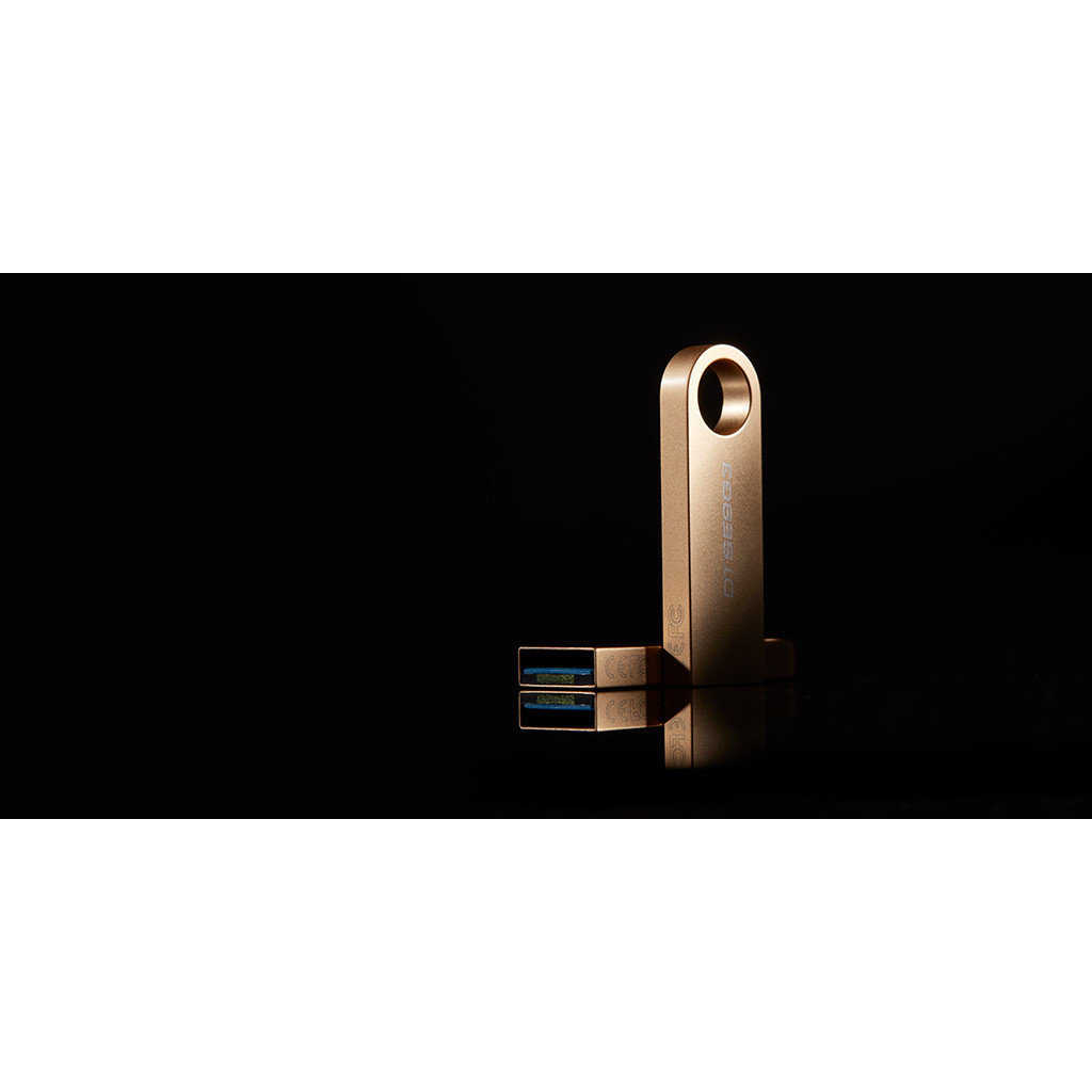 USB флеш накопичувач Kingston 64GB DataTraveler SE9 G3 Gold USB 3.2 (DTSE9G3/64GB) - изображение 5