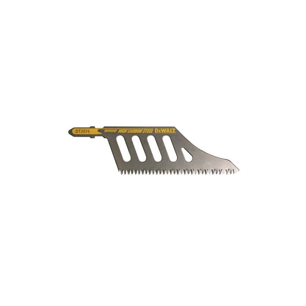 Полотно DeWALT для електролобзика, по деревині, прямий, L=112, WL=74, 2.3 мм, 1 шт (DT2074) - изображение 2