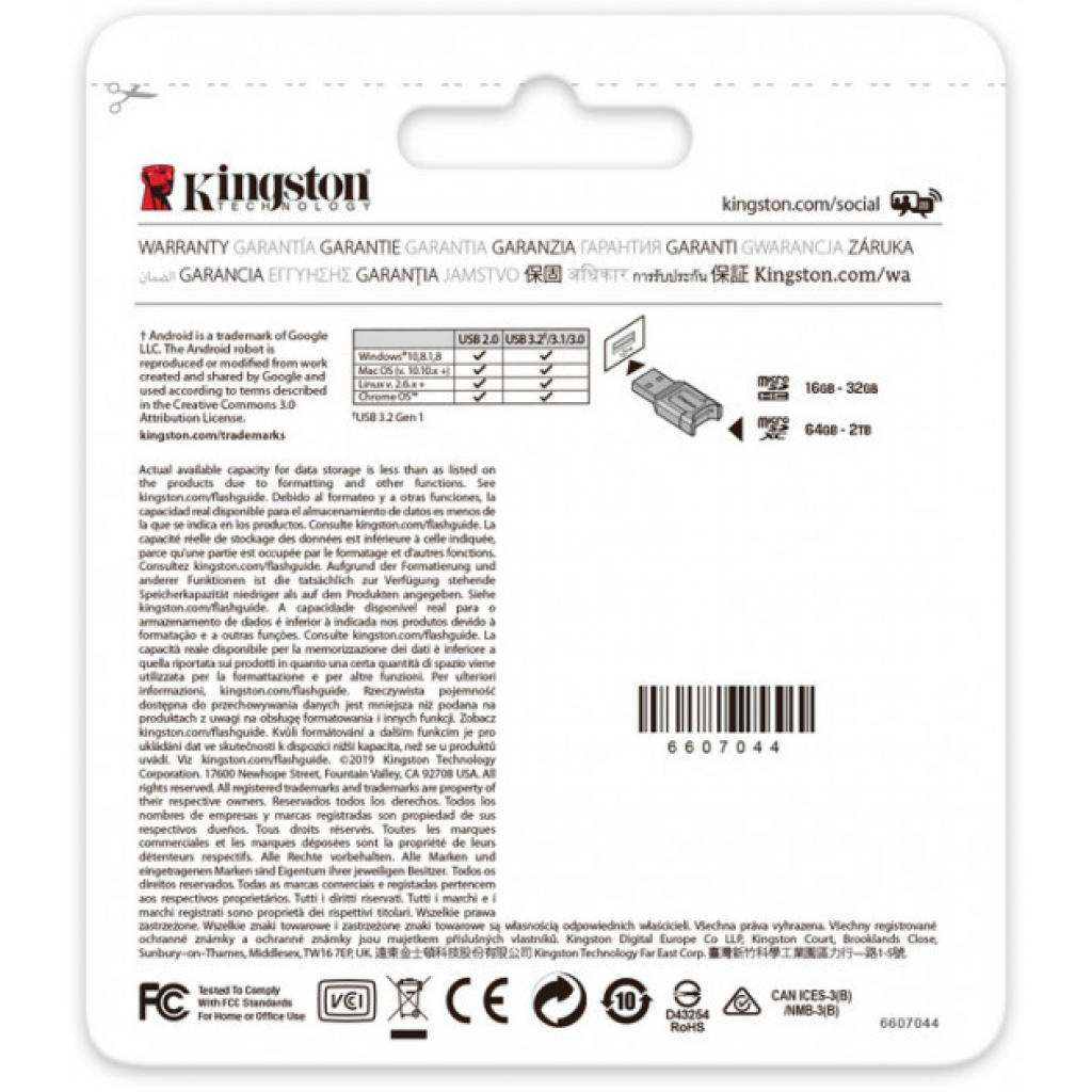 Карта пам'яті Kingston 64GB microSDXC class 10 Canvas React+ (MLPMR2/64GB) - зображення 4