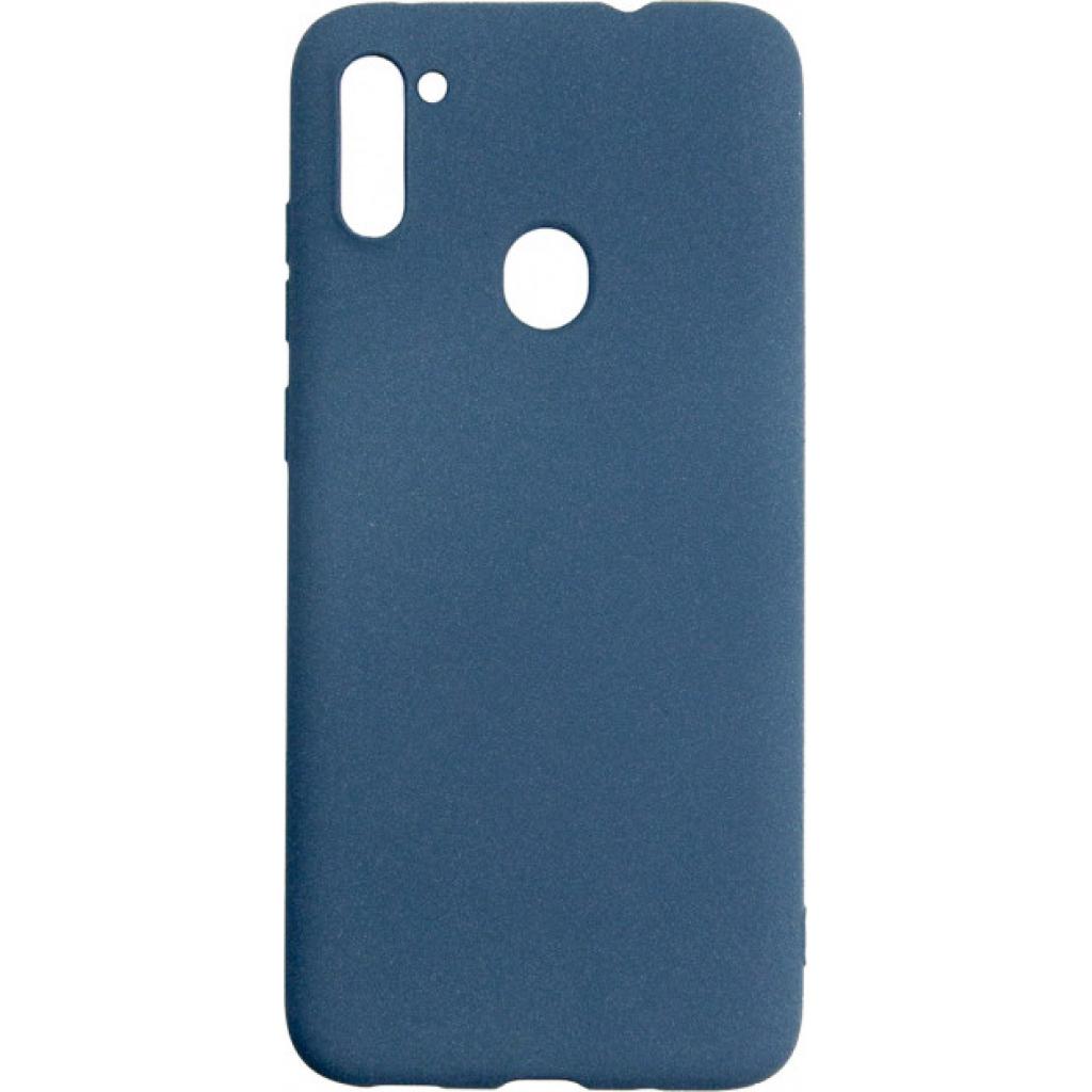 Чохол до мобільного телефона Dengos Carbon Samsung Galaxy A11, blue (DG-TPU-CRBN-67) - зображення 1