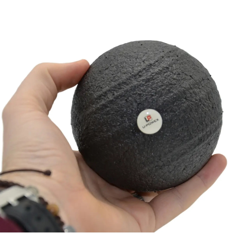 Масажний м'яч U-Powex Epp foam ball d10 Black (UP_1003_Ball_D10cm) - зображення 6