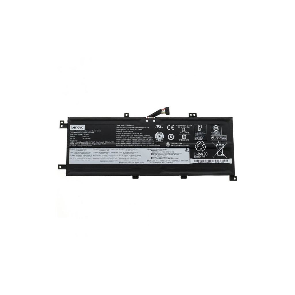 Акумулятор до ноутбука Lenovo ThinkPad L13 (L18M4P90) 15.36V 3000mAh (NB481422) - зображення 1