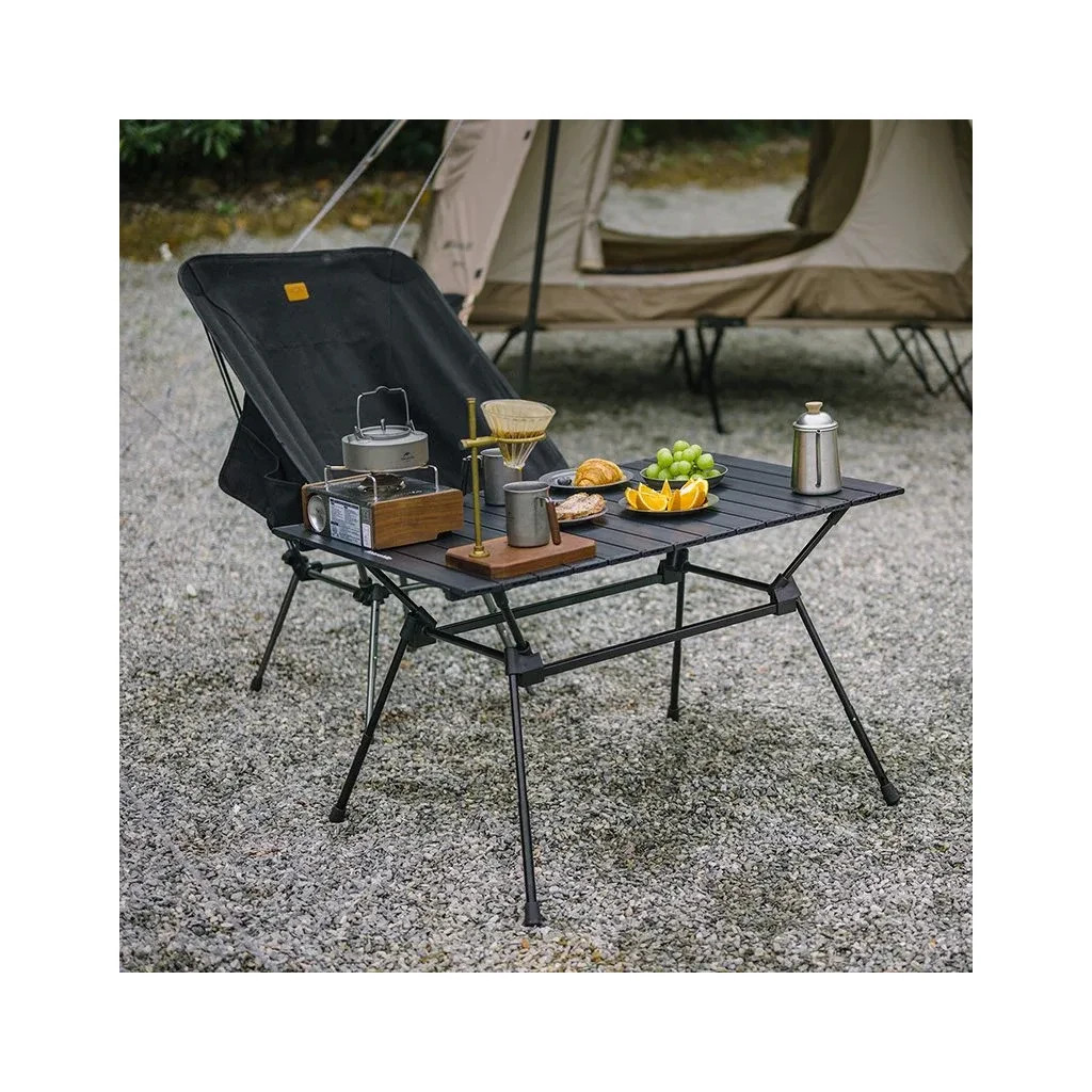 Туристичний стіл Naturehike полегшений CNH22JU037 алюміній чорний (6927595712474) - зображення 3