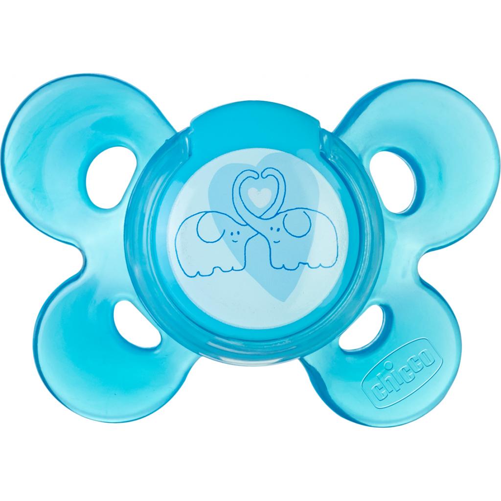 Пустушка Chicco Physio Comfort силиконовая 6-16 мес 1шт голубая (74913.21.00.00) - зображення 1