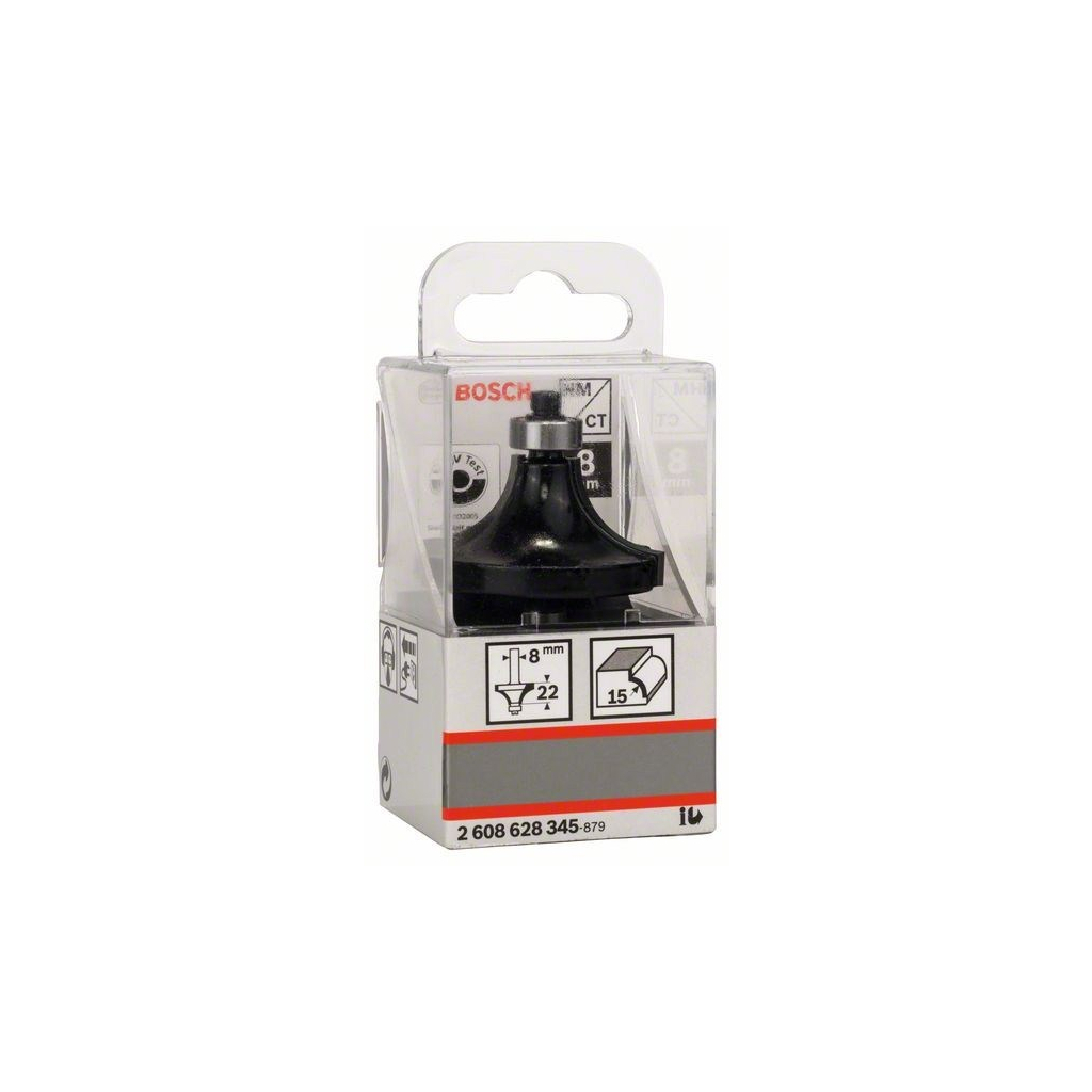Фреза Bosch Professional карнизна, Std, S8, R15, L22 (2.608.628.345) - зображення 3
