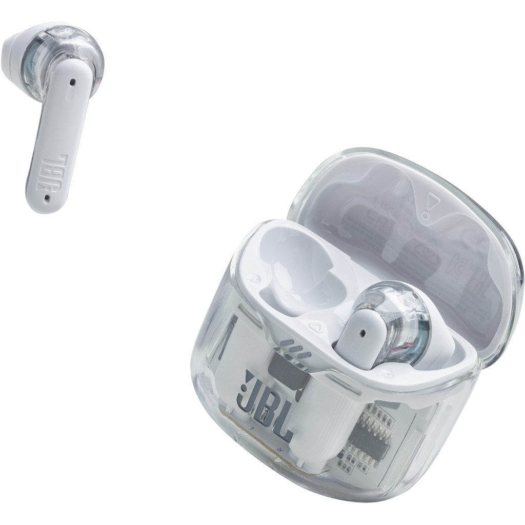 Навушники JBL Tune Flex Ghost Edition White (JBLTFLEXGWHT) - зображення 10