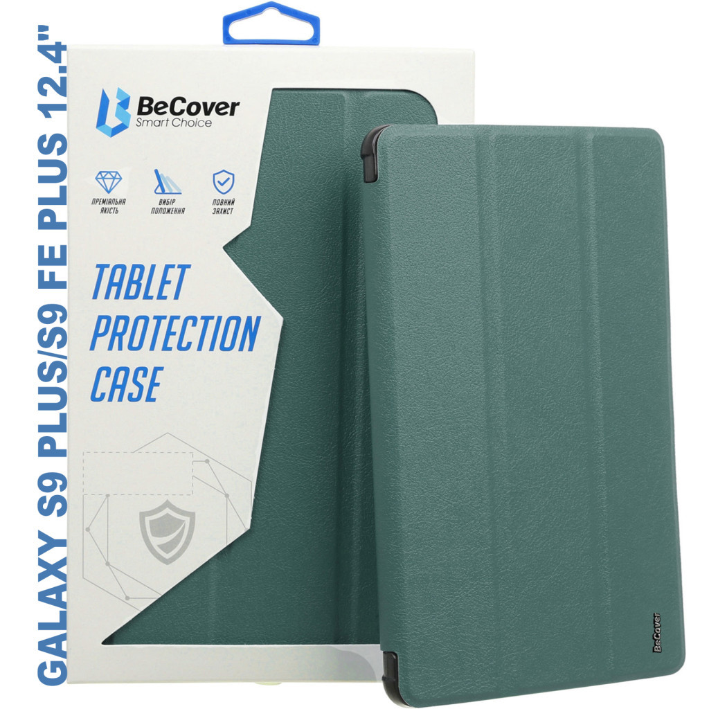 Чохол до планшета BeCover Soft Edge stylus holder Samsung Tab S9 Plus (SM-X810/SM-X816)/S9 FE Plus (SM-X610/SM-X616) 12.4" (710406) - зображення 1