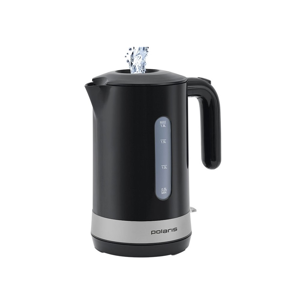 Електрочайник Polaris PWK 1803C Water Way Pro Black - зображення 1
